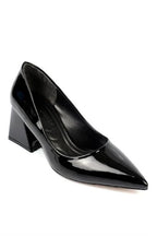 Capone Sabrina Mid Heel Soft Padded Insole Women Black Shoes