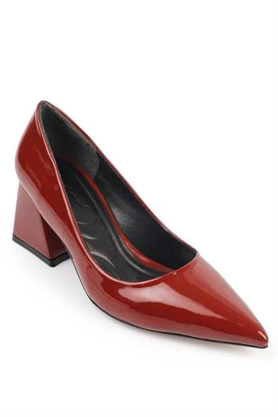 Capone Sabrina Mid Heel Soft Padded Insole Women Black Shoes