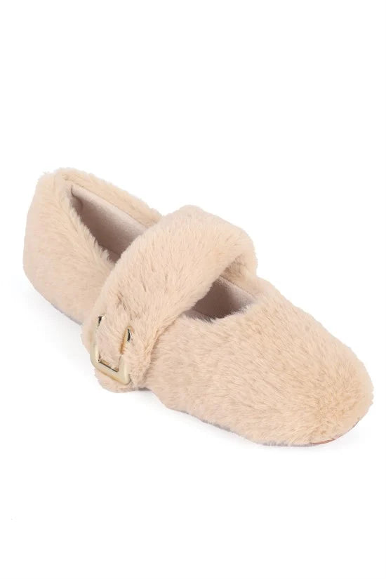 Capone Outfitters F601 Women Beige Ballerina