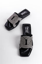 Capone Outfitters HRM09 Women Silver Sandal