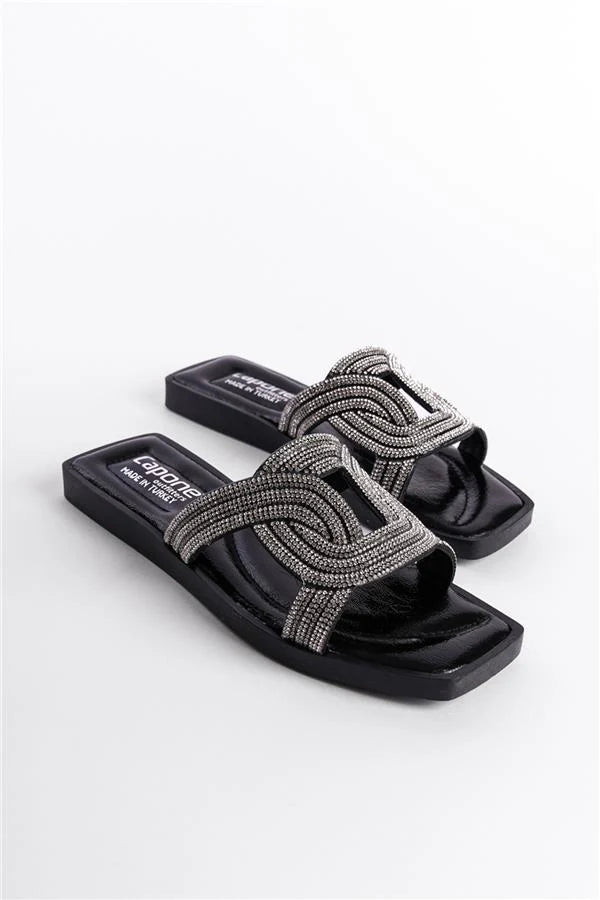 Capone Outfitters HRM09 Women Silver Sandal