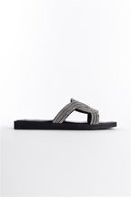 Capone Outfitters HRM09 Women Silver Sandal