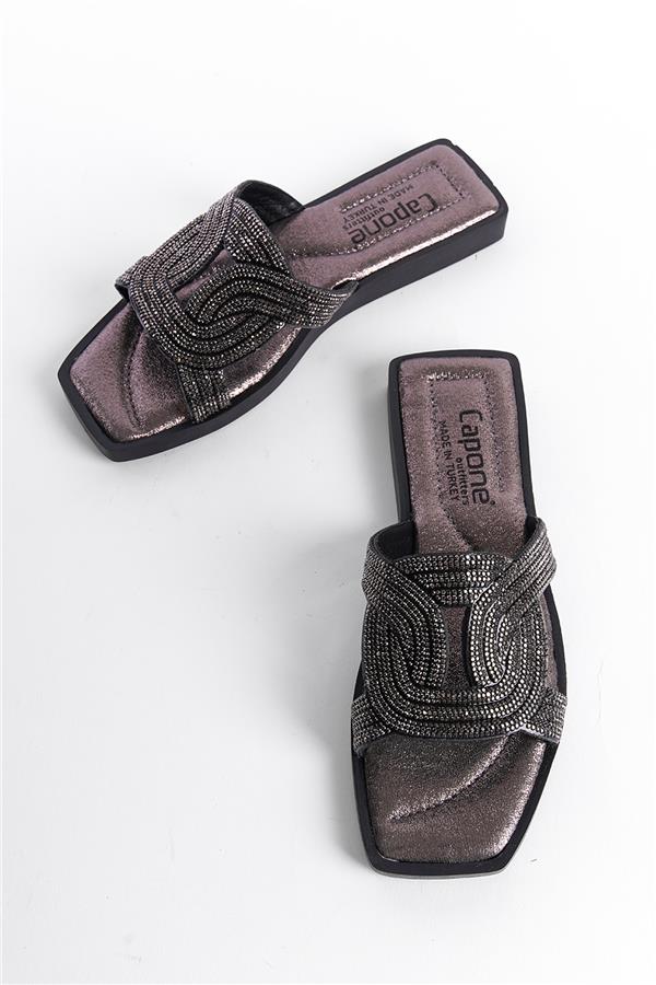 Capone Outfitters HRM09 Women Silver Sandal