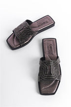 Capone Outfitters HRM09 Women Silver Sandal