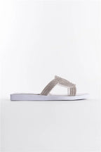 Capone Outfitters HRM09 Women Silver Sandal