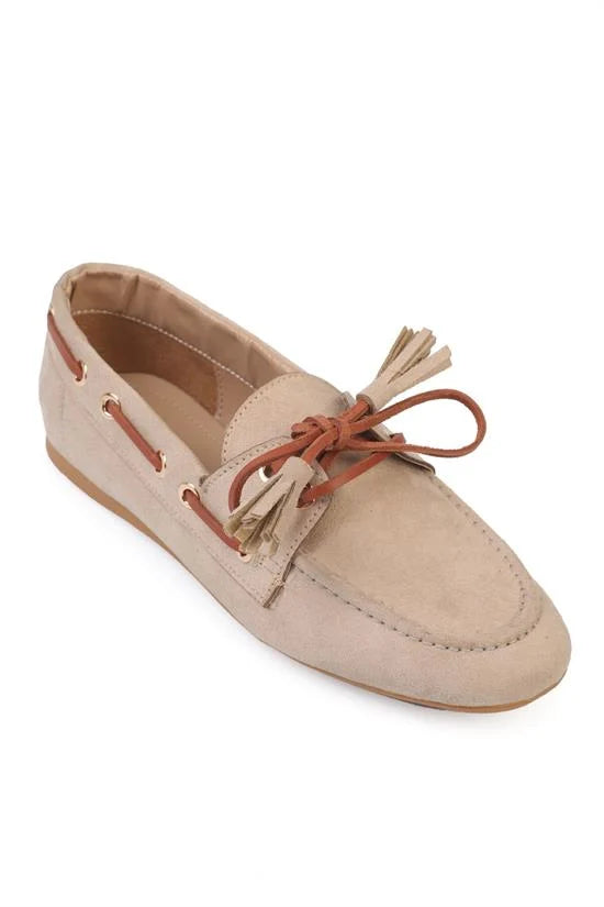 Capone Outfitters P02 Women Sued Beige Loafer