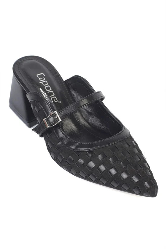 Capone Outfitters S741 Women Black Sandal