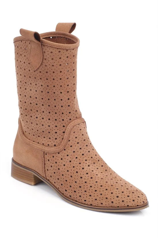 Capone Outfitters TB001 Women Beige Boot