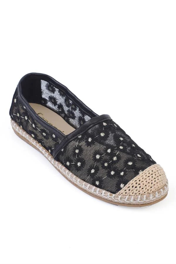 Capone Pasarella 001 Women Black Espadrille