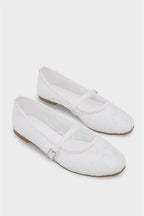 Capone Pennie Lace Mesh Embroidered Women Pink Ballet Flat