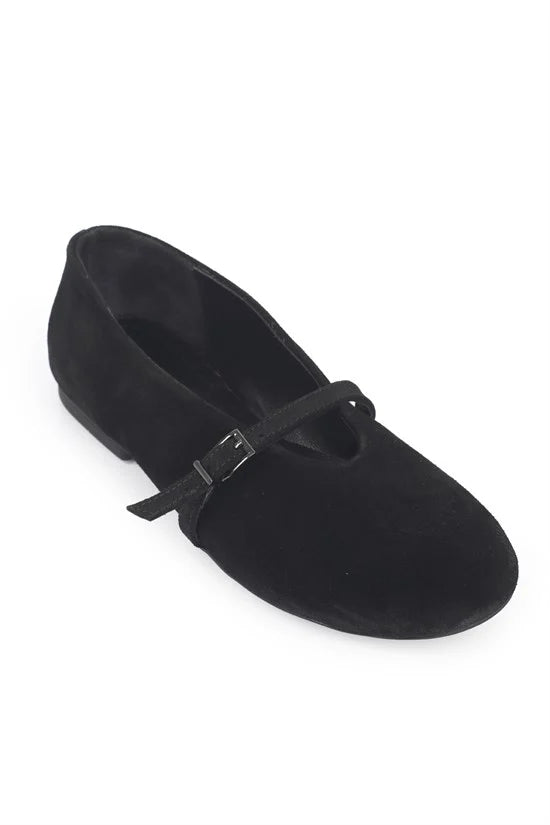 Capone Robyn Genuine Leather Women Mink Ballet Flat