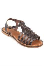 Capone Daphne Round Toe Gladiator Band Woman Leather Sandals