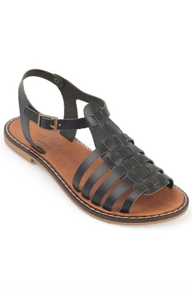 Capone Daphne Round Toe Gladiator Band Woman Leather Sandals