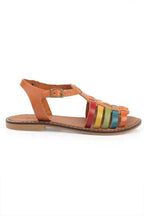 Capone Daphne Round Toe Gladiator Band Woman Leather Sandals
