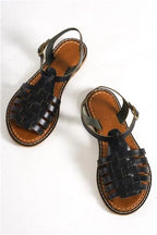 Capone Daphne Round Toe Gladiator Band Woman Leather Sandals