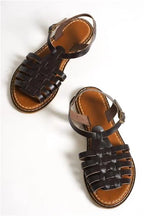 Capone Daphne Round Toe Gladiator Band Woman Leather Sandals