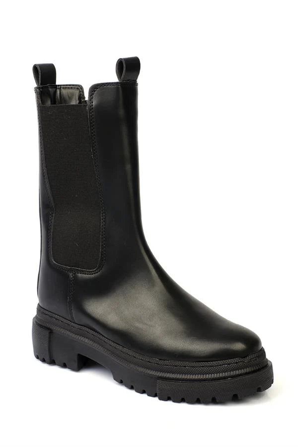 Capone Side Elastic Ankle Boots