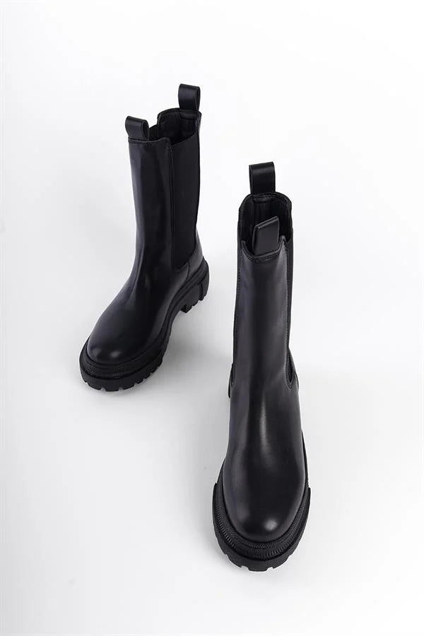 Capone Side Elastic Ankle Boots