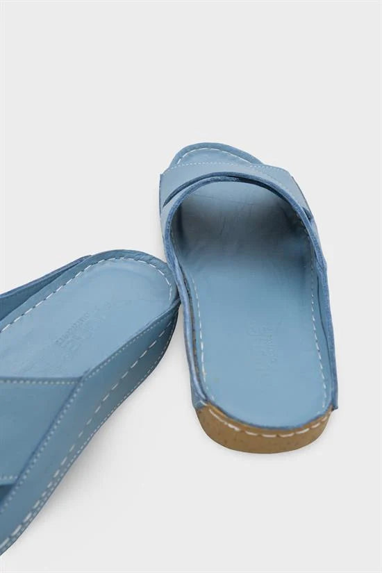 Capone Sophi Genuine Leather Soft Comfort Women Avocado Sandal