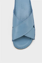 Capone Sophi Genuine Leather Soft Comfort Women Avocado Sandal