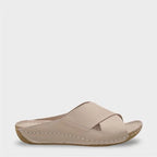 Capone Sophi Genuine Leather Soft Comfort Women Avocado Sandal