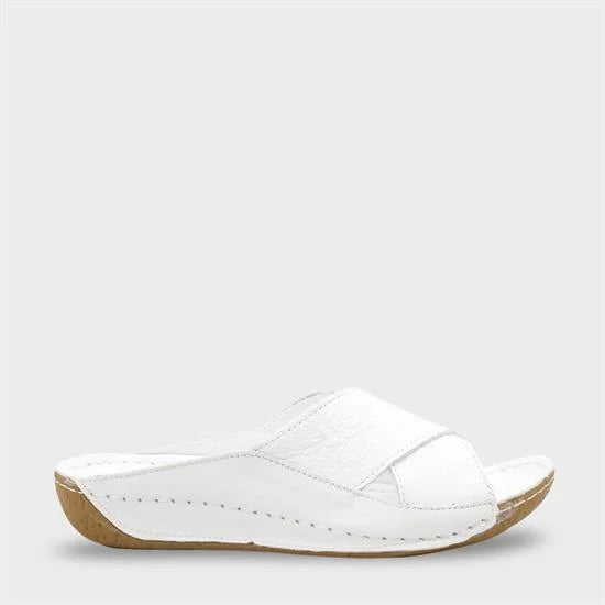 Capone Sophi Genuine Leather Soft Comfort Women Avocado Sandal