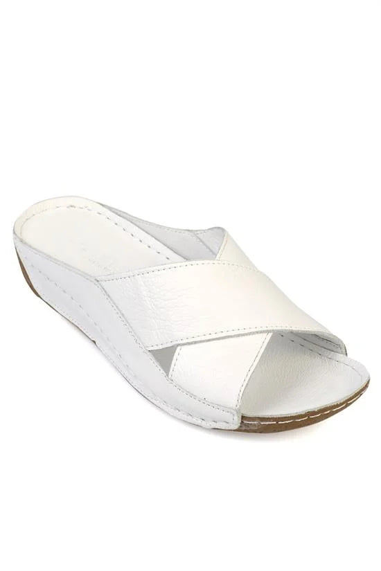 Capone Sophi Genuine Leather Soft Comfort Women Avocado Sandal