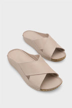 Capone Sophi Genuine Leather Soft Comfort Women Avocado Sandal