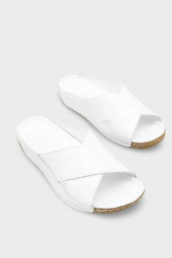 Capone Sophi Genuine Leather Soft Comfort Women Avocado Sandal