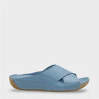 Capone Sophi Genuine Leather Soft Comfort Women Avocado Sandal