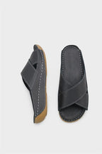Capone Sophi Genuine Leather Soft Comfort Women Avocado Sandal