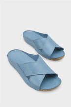 Capone Sophi Genuine Leather Soft Comfort Women Avocado Sandal