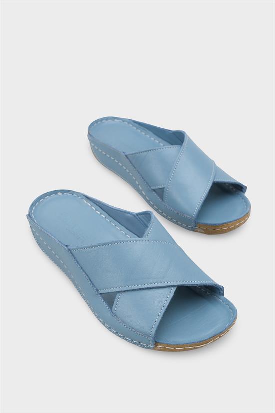 Capone Sophi Genuine Leather Soft Comfort Women Avocado Sandal