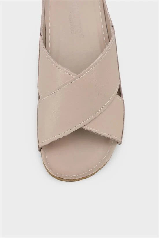 Capone Sophi Genuine Leather Soft Comfort Women Avocado Sandal
