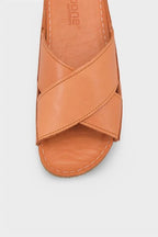 Capone Sophi Genuine Leather Soft Comfort Women Avocado Sandal