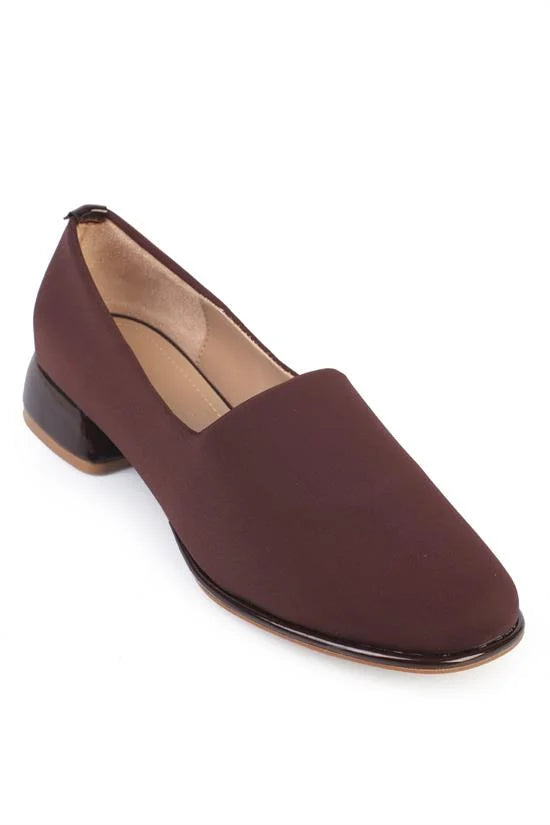 Capone Stretch Short-Heeled Comfort Women Black Shoes