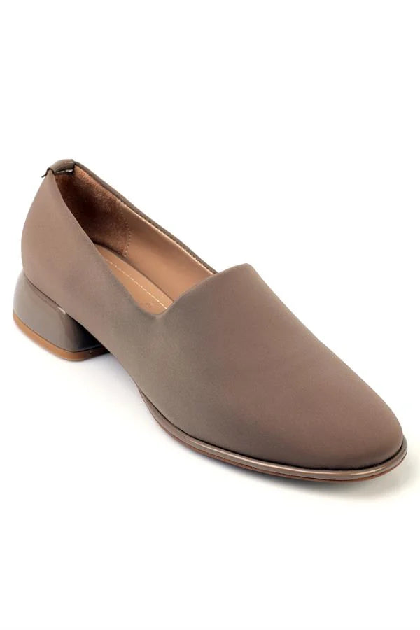 Capone Stretch Short-Heeled Comfort Women Black Shoes