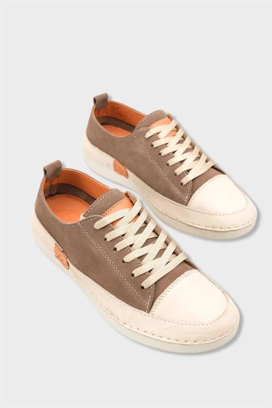 Capone Susette Genuine Leather Soft Comfort Women Denim Blue Sneaker