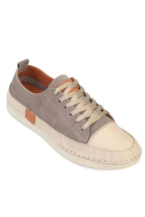 Capone Susette Genuine Leather Soft Comfort Women Denim Blue Sneaker