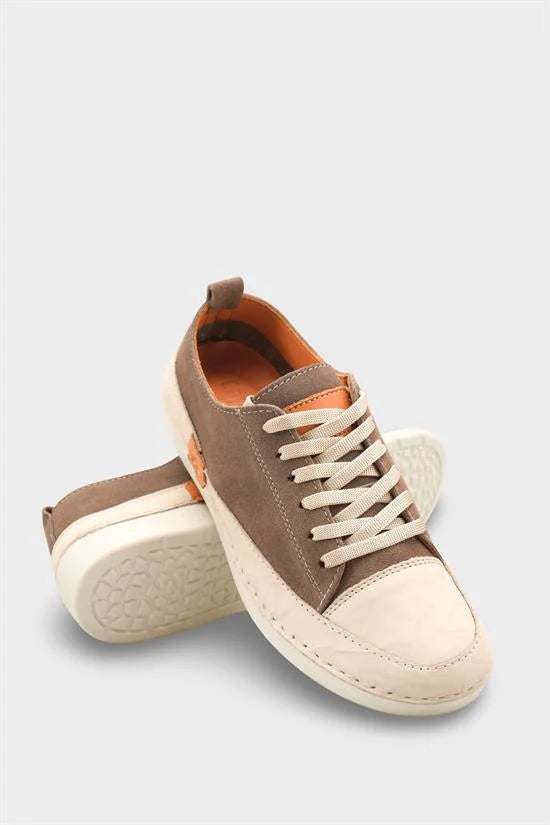 Capone Susette Genuine Leather Soft Comfort Women Denim Blue Sneaker