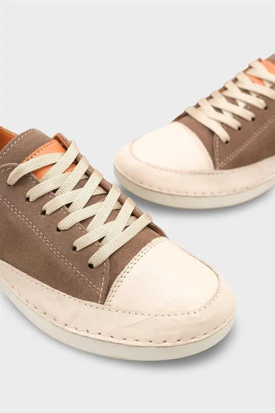Capone Susette Genuine Leather Soft Comfort Women Denim Blue Sneaker