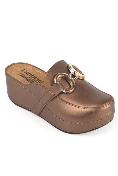 Capone Julia Women Beige Slingback Comfort Anatomical Sandals