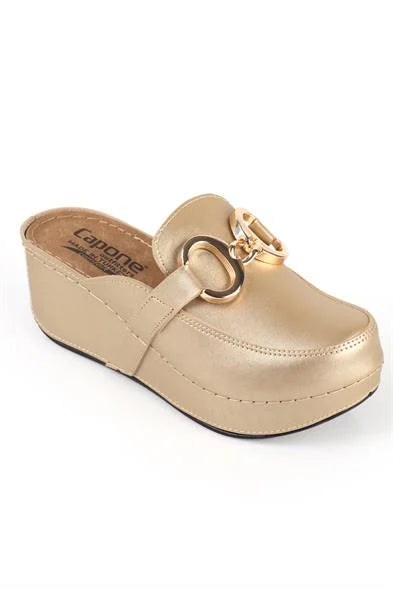 Capone Julia Women Beige Slingback Comfort Anatomical Sandals