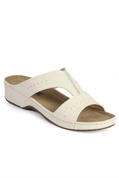 Capone Joan Z0426 Women Black Slide Comfort Anatomical Sandals