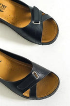 Capone Karen Z0777 Women Black Slide Comfort Anatomical Sandals