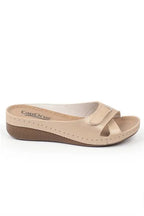 Capone Karen Z0777 Women Black Slide Comfort Anatomical Sandals