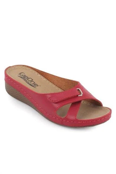 Capone Karen Z0777 Women Black Slide Comfort Anatomical Sandals