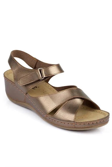Capone Celeste Z6312 Women Copper Comfort Anatomical Sandals